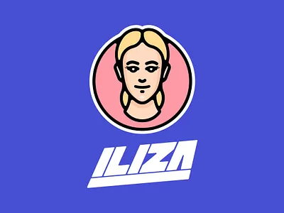 ILIZA SHLESINGER block comedian comedy iliza shlesinger last comic standing portrait text type typography