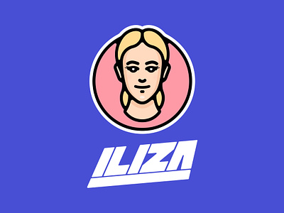 ILIZA SHLESINGER block comedian comedy iliza shlesinger last comic standing portrait text type typography