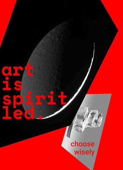 Coded. african art black egyptian graphic design grey kmt maximalist moon nadia pricia poster red simple space mono spiritual tech meets art white