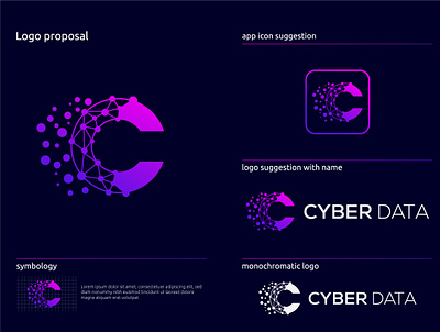 Concept C+ Cyber 3d animation branding creative design design graphic graphic design icon illustration logo logo design logodesign motion graphics ui