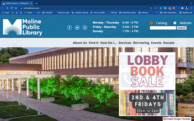 Case Study: Information Architecture Overhaul (Moline Pub Lib) information architecture