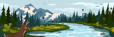 Metamorphosis - Legends of the Cascade Mountains character design environmental design graphic design illustration