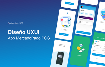 Diseño UXUI App MercadoPago POS landing ui user experience ux