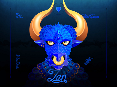 Fortunes Of Treasures - ( Zen ) 2d after effects animal animation branding bull cartoon fortunes fortunes of treasures graphic design icon illustrator logo motion motion graphics parallax pattern toon treasures vector