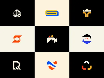 Modern logofolio branding icon logo logo mark logofolio minimalist logo modern logo