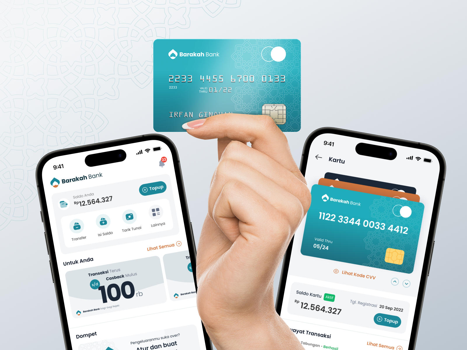 Barakah Bank: Islamic Bank Payment App by Gits Creative on Dribbble