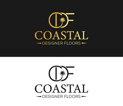 Coastal Designer Floors / Coastal Project Management / abstract ai brand identity brand identy branding cdf logo coastal coastal logo code dcf logo fdc logo geomeric illustration lettermark logo minimalist monogram symbol typography