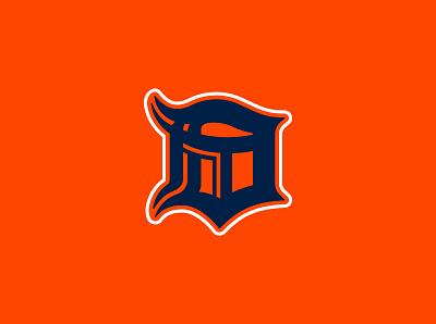 Detroit Tigers Alt. branding graphic design logo