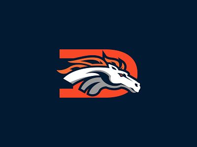 Denver Broncos Alt. branding graphic design logo