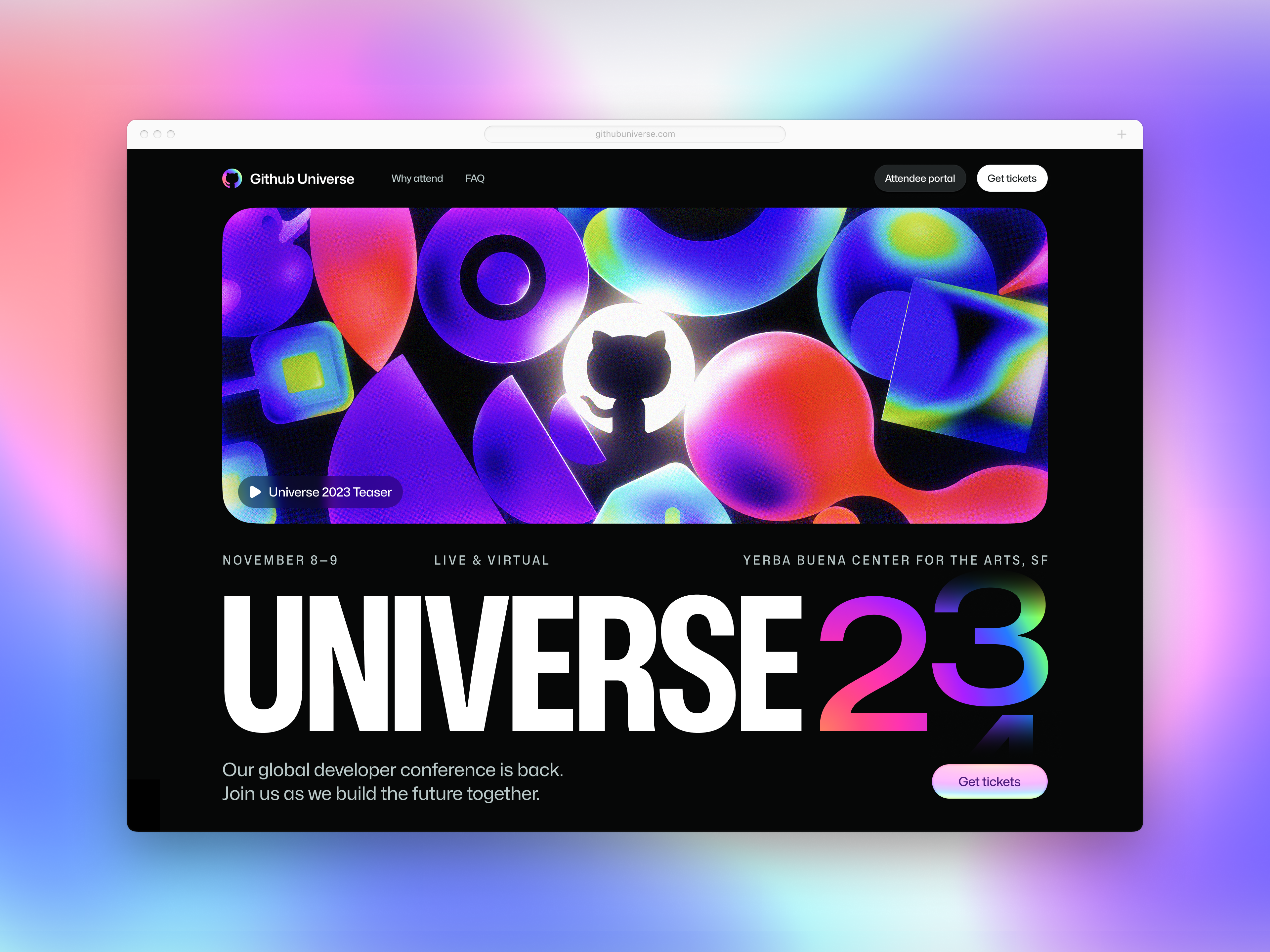 Github Universe Tightening By Eli Schiff On Dribbble