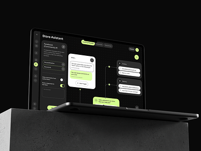 Store Assistant Chatbot ai aichatbot application chat chatbot design ui ux web