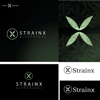 Letter X and Leaf Logo branding design graphic design illustration leaf letter logo letterx logo typography ui ux vector x logo x logo design xlogo