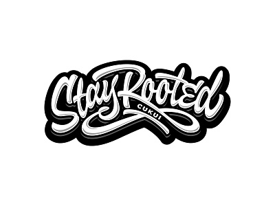 Stay Rooted adventure beach design hand lettering holiday illustration logo merchandise tshirt design