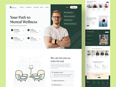Mental Health Website UI.UX artiflow couple counselling doctor website halal healthcare service hospital website medical website mental health app mental health dashboard design mental health landing page mental health platform mental health service mental health treatment mental health website mental health websites muslim therapist online mental health service psychotherapy teen therapy uiux design