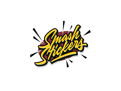 Smash Stickers! adventure beach comic design hand lettering holiday illustration logo merchandise stickers tshirt design