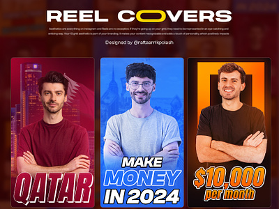 Instagram Reel Cover Design | Creative cover coverdesign graphic design instagram reel reels thumbnail tiktok youtube