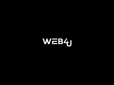 Web4u branding business clean company company logo creative logo design graphic design idea inspiration letter mark logo logo design logo mark minimal modern typography web website word mark