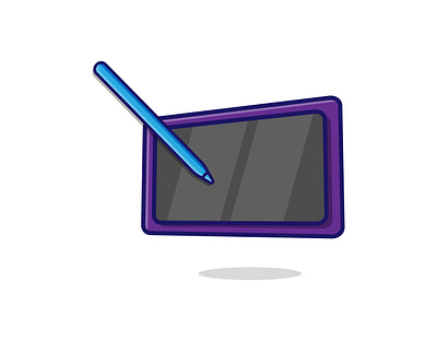 Modern tablet stylus pencil cartoon vector. ❤️ cartoon design graphic icon icon design illustration logo logo design modern vector pencil icon stylus pen tablet tablet icon tablet logo vector vector design
