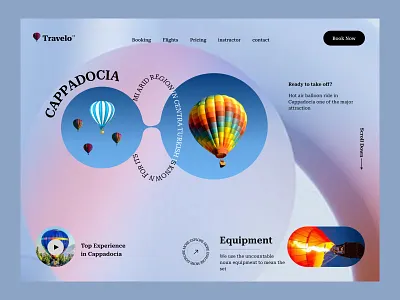 Cappadocia UI website Header design header design hero section design home page home page design interface landing landing page landing page design minimal design ui ux ux ui design web web expert web interface web ui webpage website design website ui ux design websites
