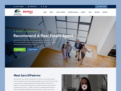 Recommend A Real Estate Agent // Web Design agent broker buyer home house property real estate real estate agent seller web design