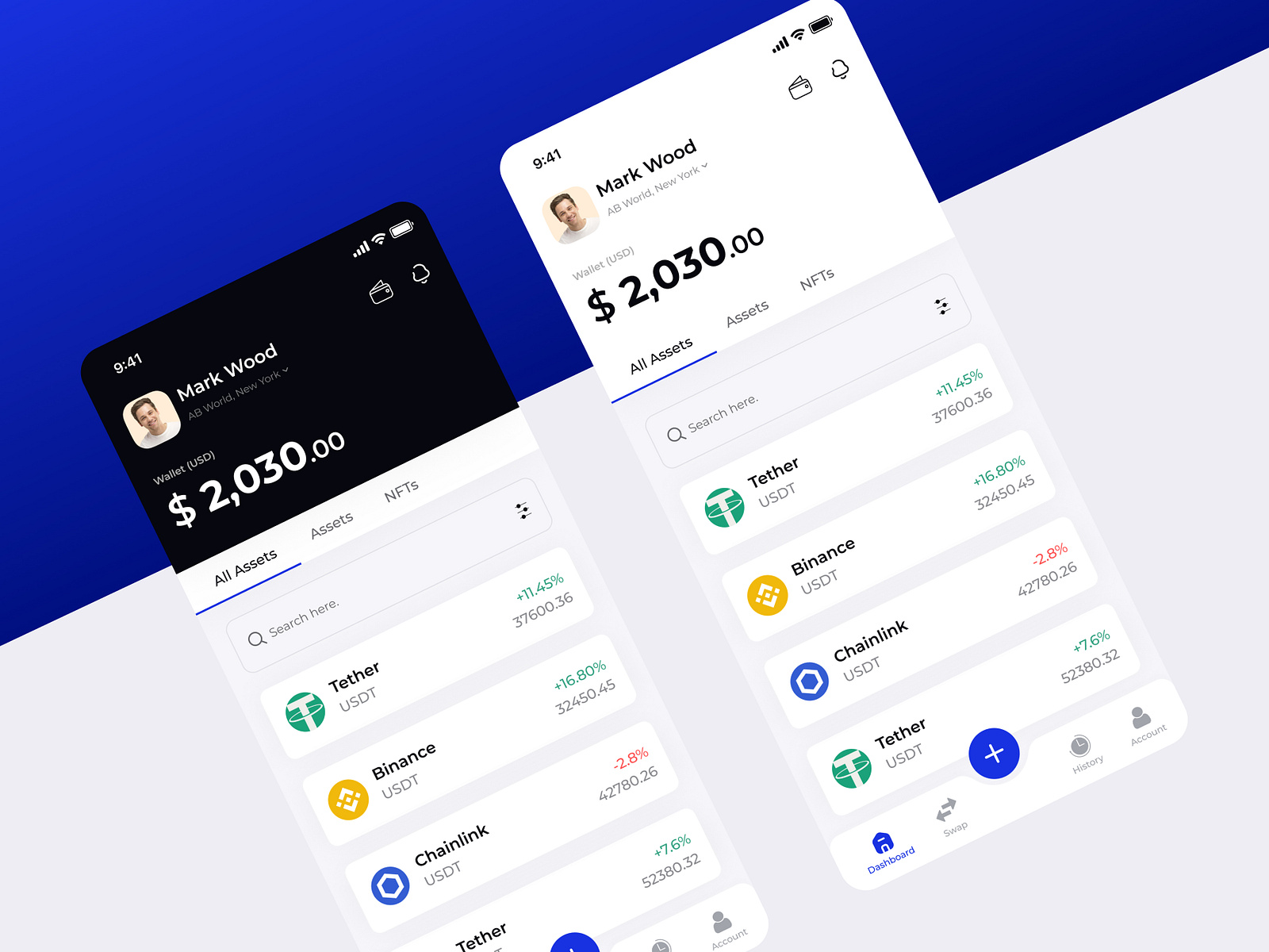 Crypto wallet app by Aakash Designer on Dribbble