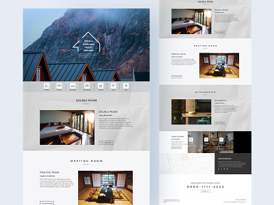 Harmonia - Hotel Landing Page booking customer customer reviews destinations guest hospitality hotel landing page luxury modern modern hotel online booking room reservations services travel traveler ui kit web web design website