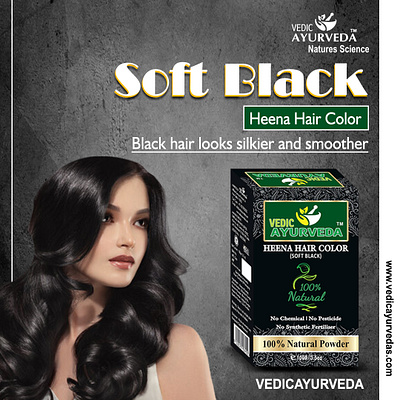 The Elegance of Soft Black Hair Color 100g blackhair haircare naturalblack soft black hair color softblackhaircare