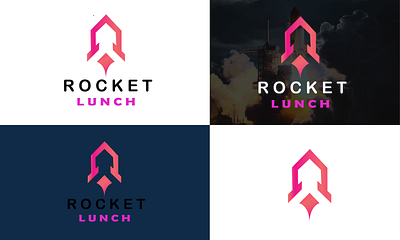 rocket logo 3d branding design graphic design illustration logo motion graphics typography ui ux vector