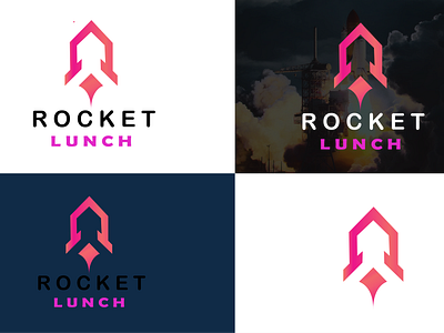 rocket logo 3d branding design graphic design illustration logo motion graphics typography ui ux vector