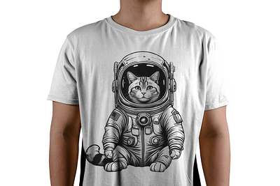 Cute Astronaut Cat | Astronaut T-Shirt Design animal astronaut cat cute design hoodie space t shirt