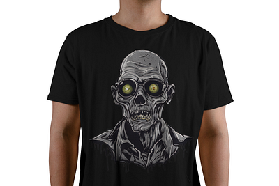 Zombie T-Shirt Design design halloween halloween t shirt hoodie t shirt undead zombie zombie t shirt