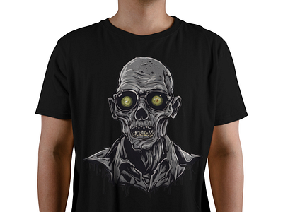 Zombie T-Shirt Design design halloween halloween t shirt hoodie t shirt undead zombie zombie t shirt