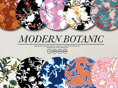 Modern Botanic app branding design graphic design illustration logo typography ui ux vector