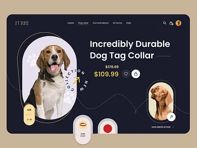 Pet Store - Web Design adobe xd design dog figma pet store pet store website ui user experience user interface website design