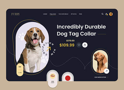 Pet Store - Web Design adobe xd design dog figma pet store pet store website ui user experience user interface website design