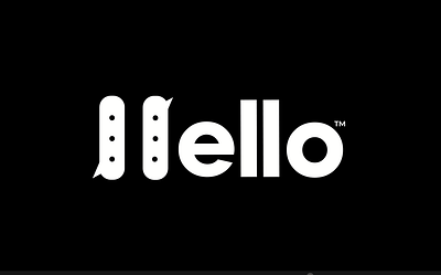Hello - Logo Animation 2d animation after effects animated animated logo animated text animation branding design gif gif animation intro logo logo reveal motion graphics