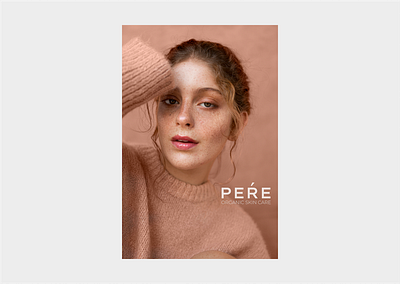 PERE SKIN CARE branding design graphic design logo typography ui ux vector