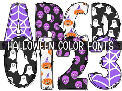 Halloween Font digital download font font png halloween alphabet halloween doodle font svg halloween font halloween lettering lettering font logo spooky letters