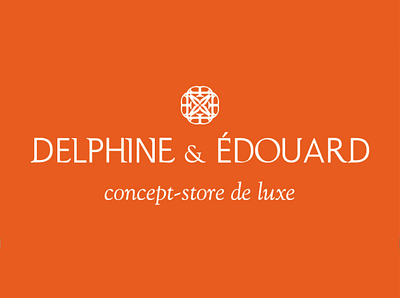 Delphine & Édouard branding graphic design logo typography