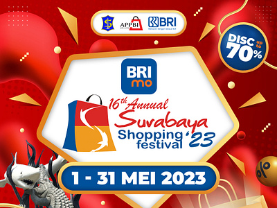Surabaya Shopping Festival 2023 branding graphic design
