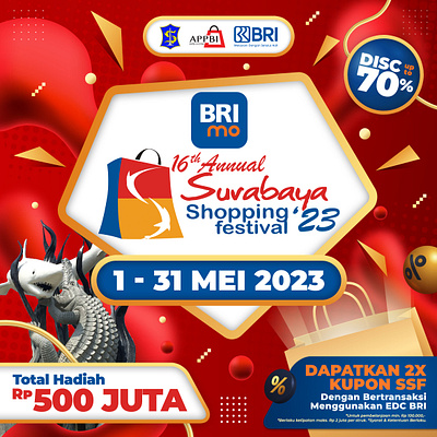 Surabaya Shopping Festival 2023 branding graphic design