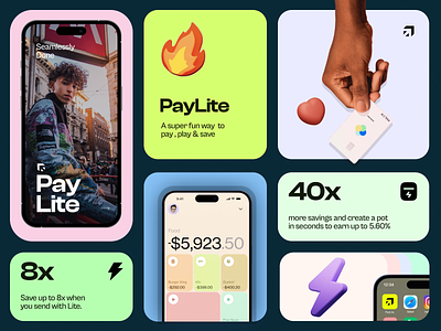 PayLite Banking / Finance mobile app 3d animation app design bank app banking branding finance finance app finance webapp fintech fintech app fintech website money money app motion graphics pay payment product design typography ui