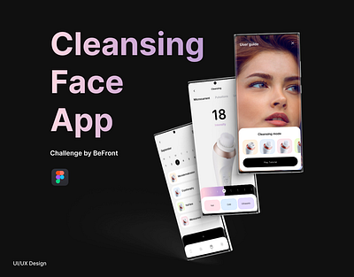 Cleaning Face Up (Challenge by BeFront) figma mobile mobile app ui ux