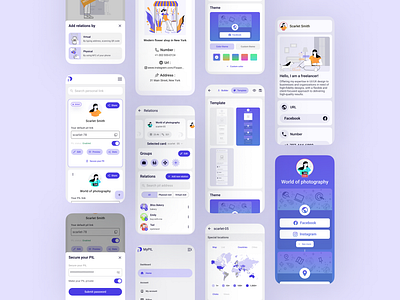 MyPIL - Bio Link Manager App app branding design graphic design illustration logo typography ui ux vector