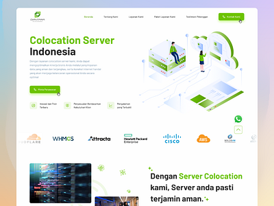 Landing Page - Diantara Colocation Server branding colocation server icondesign interactiondesign landing page product productdesign server website technology ui ui trend ui website uidesign uidesigninspiration userexperience webdesignui website company website product webui webux