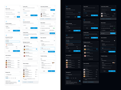 Modals - Riddle UI dashboard dashboard ui design design system figma figma design figma ui kit iconjar modal modals product design ui ui dashboard ui kit ui library ux web design