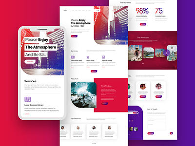 Agora - Business Website Design clean design design ui uiux ux web design website wordpress