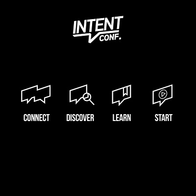 Intent Conf. Icons ai branding chatbots design graphic design icons logo ui web design