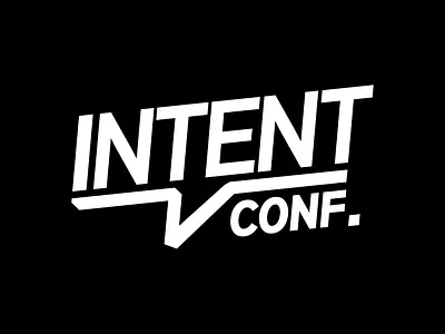 Intent Conf. Logo ai app branding chatbots design graphic design logo ui ux web