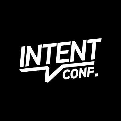 Intent Conf. Logo ai app branding chatbots design graphic design logo ui ux web